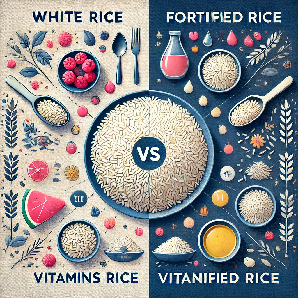 WHITE RICE vs FORTIFIED RICE